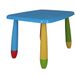 Mueblear 90043 tafel kinderen rechthoekig kunststof blauw 73 x 58 x 48 cm