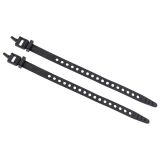 CONTEC fixstrap ct lanières de fixation b19xl500mm, noir, 2 pièces