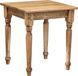 BISCOTTINI Table champêtre en tilleul massif L70xP70xH78 cm. Fabriqué en Italie