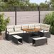 Maison Exclusive - Salon de jardin composé de 9 pièces, en résine tressée noire