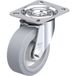 Blickle 624858 L-ALEV 100K-SG Roulette pivotante Diamètre de la roue: 100 mm Capacité de charge (max.): 200 kg 1 pc(s)
