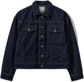 Sofie Schnoor Dames spijkerjack Thomasw S244365 Lange mouw Katoen Denim Donker denimblauw Maat 40