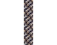 Ambiance Sticker Voorgelijmd vliesbehang - Donker Etnisch Boho - 1 rol van 300x60 cm