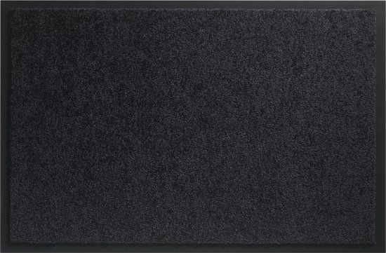 Hamat Deurmat Twister zwart 60x90cm - Droogloopmat - Polyamide