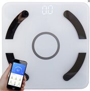 Leaone Bluetooth Weegschaal - Smartphone App - Smart Body Scale - Personen Digitale Weegschaal - 11 Meetfuncties - \Android/iOS Compatible