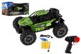 RC buggy tout-terrain, vert, 22 cm, plastique, 2,4 GHz, fonctionne sur piles + batterie rechargeable, emballé dans une boîte de 32x16x18 cm