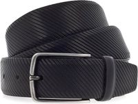 Vanzetti Leren Riem 35mm Leather Belt W115 Black Zwart