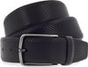 Vanzetti Leren Riem 35mm Leather Belt W115 Black Zwart