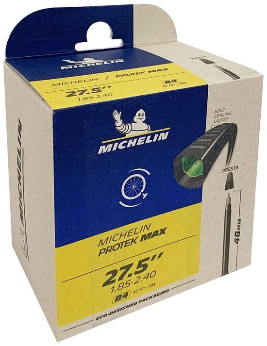 Michelin B4 Protek Max 48 Mm Binnenband Zwart 27.5´´ / 1.85-2.40
