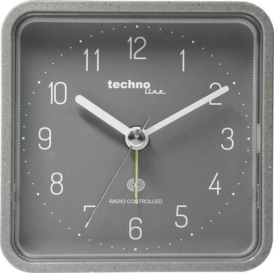 Technoline Wekker WT 775 - Grijs - Analoog - Radiografisch Gestuurd