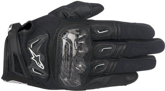 Alpinestars SMX-2 AIR CARBON V2 Zwart Motorhandschoenen S