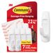 Command Witte haak, voordeelverpakking – set met 7 haken en 12 lipjes, 2,2 kg