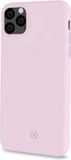Celly Feeling Siliconen hoesje - Geschikt voor Apple iPhone 11 Pro - TPU Back cover - Microfiber - Roze