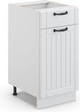 Vicco Fame-Line Keukenonderkast – 40 cm, WB Marmer Wit Landhuis