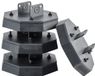 StarTech Latios Krikplaten - Rubberen stabilisatiepads - Set van 4 - Draagvermogen 2300 kg per pad