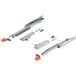 Blum Movento Tip-On avec Blumotion 60 kg SET complet, 580 mm - Set supplémentaire inclus (largeur de caisson>600 mm)