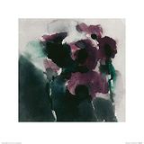 The Art Group David Ross (Purple Poppies) - Kunstdruk 40 x 40cm, Papier, Multi kleuren, 40 x 40 x 1,3 cm