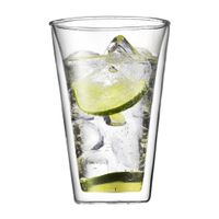 Bodum Canteen - Tasses - 2 pièces - Verre - 141mm - 100mm - Lavable au lave-vaisselle