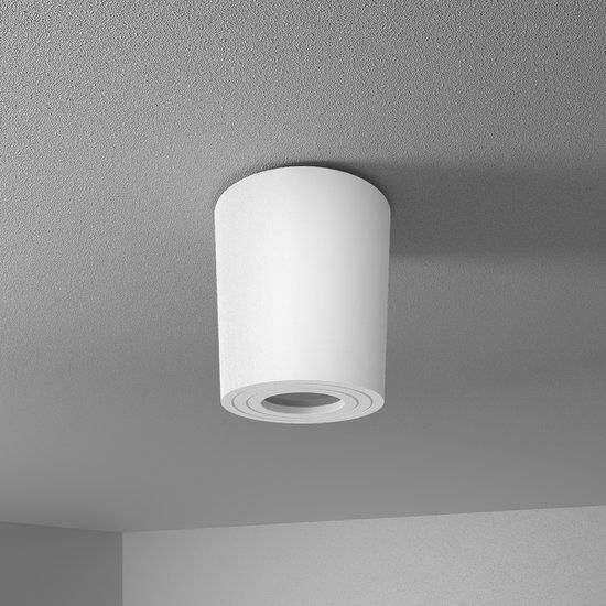HOFTRONIC Paxton LED Opbouwspot - Rond - Wit - Aluminium - GU10 - IP65