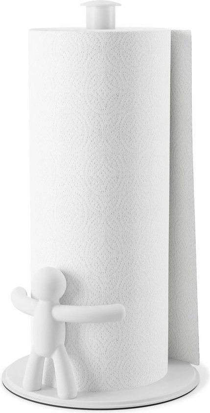 Umbra Buddy keukenrolhouder - Wit - Kunststof - Rond