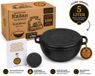Maysternya Gietijzeren Dutch Oven - 5 Liter - Zwart