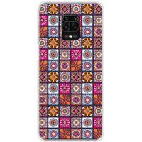 Xiaomi Redmi Note 9 Pro patchwork mandala bedrukt siliconen hoesje