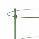 Relaxdays Plantensteun set van 8 - 90 cm - kunststof - metaal - voor klimplanten - groen