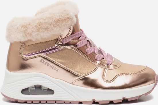 Skechers Uno sneakers rosegoud Textiel - Dames - Maat 37