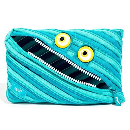 Zip-It Wildlings Jumbo Pennenetui - blauw
