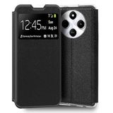 Cool Flip-cover voor Xiaomi, Redmi 14C, glad, zwart