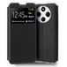 Cool Flip-cover voor Xiaomi, Redmi 14C, glad, zwart