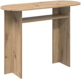 vidaXL Wandtafel Artisanaal eiken 100 x 39,5 x 75 cm Bewerkt hout