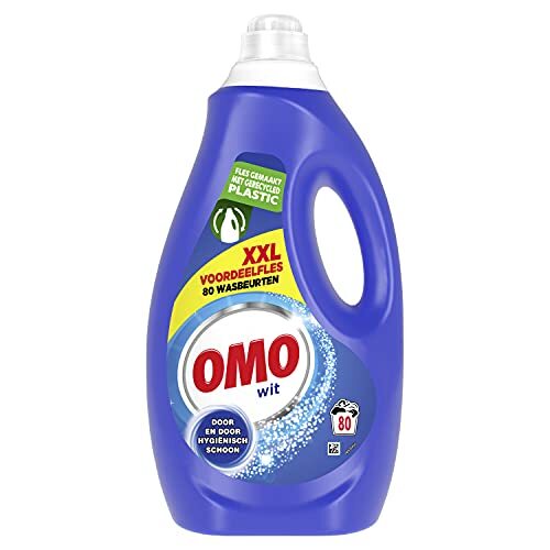 Omo Semi-geconcentreerd Wit Wasmiddel - 80 wasbeurten - 1 x 4 Liter