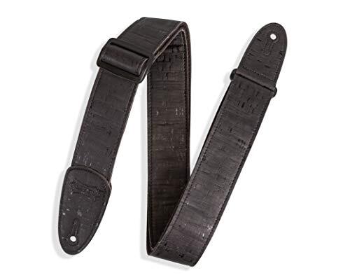 Levy's MX8-BLK natuurlijke kurk op zwart katoen webbing w kurk eindigt 5,1 cm - zwart