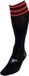 Precision Chaussettes de football Pro Junior Nylon Noir/rouge Taille 30-34