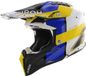Airoh Helm Aviator 3 AMS² Monarch glans blauw wit geel