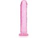 Shots RealRock REA154PNK1 Straight Realistic Dildo Suction Cup 9'' / 23 - Pink