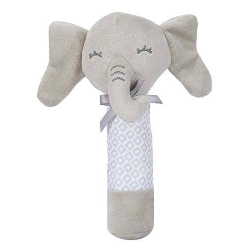needlid Hand Bells Toy, Cartoon Animal Image Rammelaar Hand Bells Toy, voor baby's(Elephant)