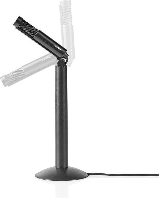 Nedis Microfoon - Desktop, Tablet - Bedraad - Cardioide - Zwart