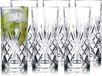 Lyngby Glas Melodia kristal waterglazen - 360 ml - set van 4