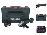 Metabo W 18 L 9-125 accu haakse slijper 18 V 125 mm + 1x accu 4,0 Ah + metaBOX