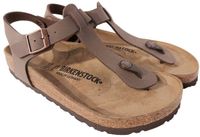 Birkenstock Kairo Mocca Bruin Sandalen - Maat 38 - Unisex - Synthetisch - Rubber - Gesp - Platte Sandalen