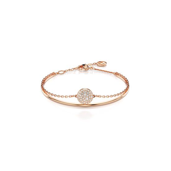 Swarovski Meteora Minimalistische Armband voor Dames - Rosékleurig - 17 cm
