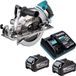 Makita RS 002 GU201 accu-handcirkelzaag 40 V max. 260 mm borstelloos + 2x accu 4,0 Ah + oplader