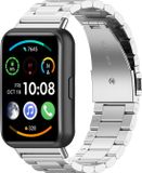 Strap-it Stalen Smartwatch bandje - Geschikt voor Huawei Watch Fit 2 - Zilver