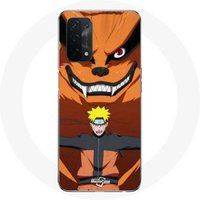 Maniacase Etui voor Oppo A74 5G Kurama Naruto manga