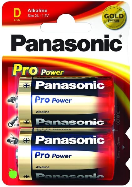 Panasonic LR20PPG - Batterijen - 2 stuks
