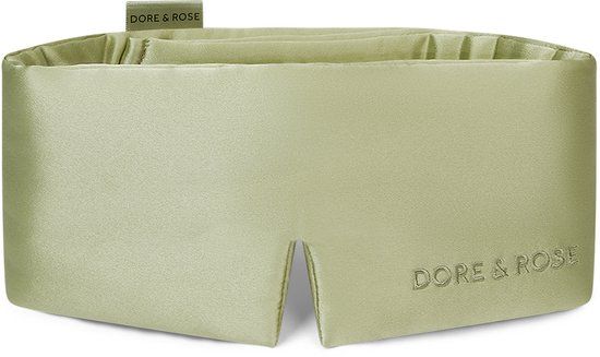 Dore & Rose Slaapmasker - Zijden Oogmasker - Verduisterend - Groen
