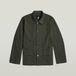 G-Star 2 pkt overshirt Heren Overshirts L Katoen Elastaan Asfalt Grijze Heren Lange Mouw Regular Fit Casual