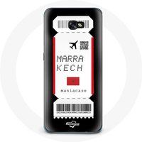 Maniacase Etui voor Samsung Galaxy A8 2016 Air ticket Marrakech Marokko